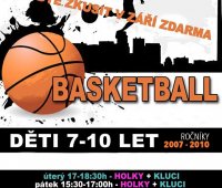 Basketbalový donábor dětí ročníků 2007 - 2010