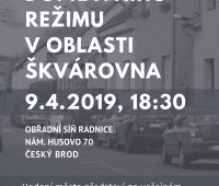 Veřejné setkání na téma změny dopravního režimu v oblasti Škvárovna