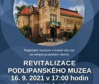 Revitalizace podlipanského muzea - veřejné projednání návrhu revitalizace